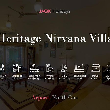 Heritage Nirvana Villa - 4Bhk, Goa Calangute Kültér fotó